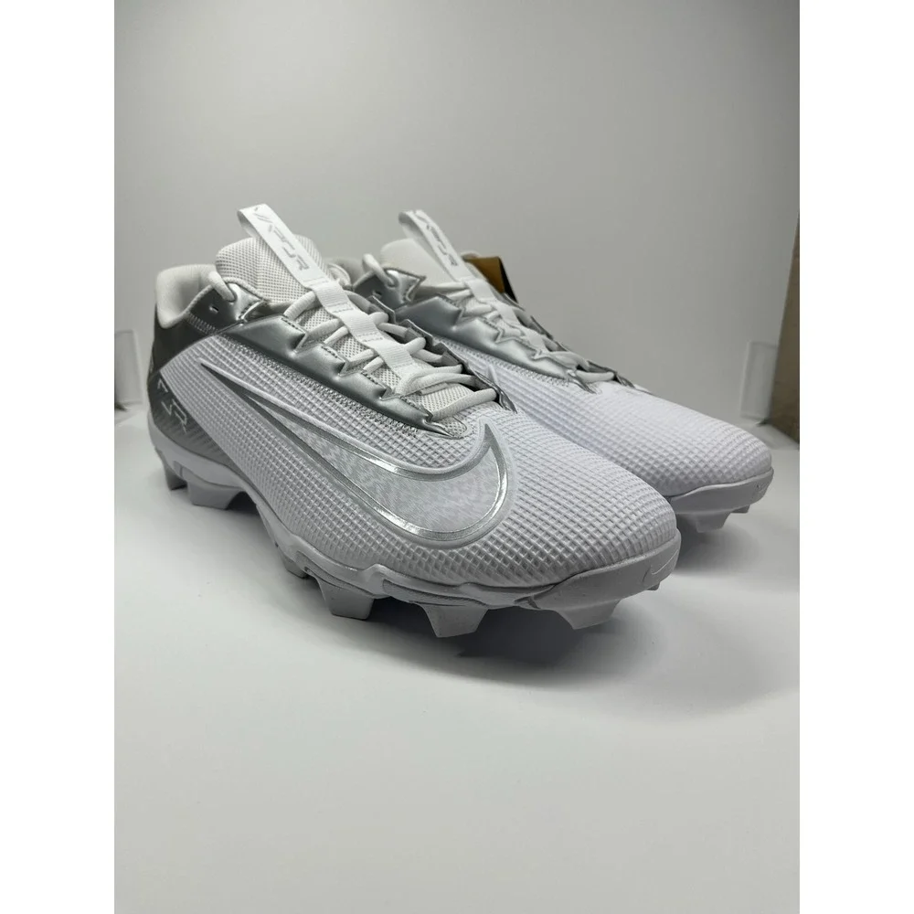Nike Vapor Edge Shark 2‎ Football Cleats Men's 16 Metallic Silver/White